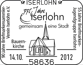 Sonderstempel 775 Jahre Iserlohn